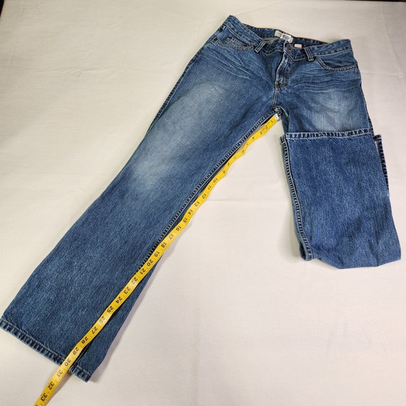 BKE Denim Bootcut Jeans Medium Wash Side Slit 100% Cotton Size 30x31.5 Made USA - Picture 9 of 11